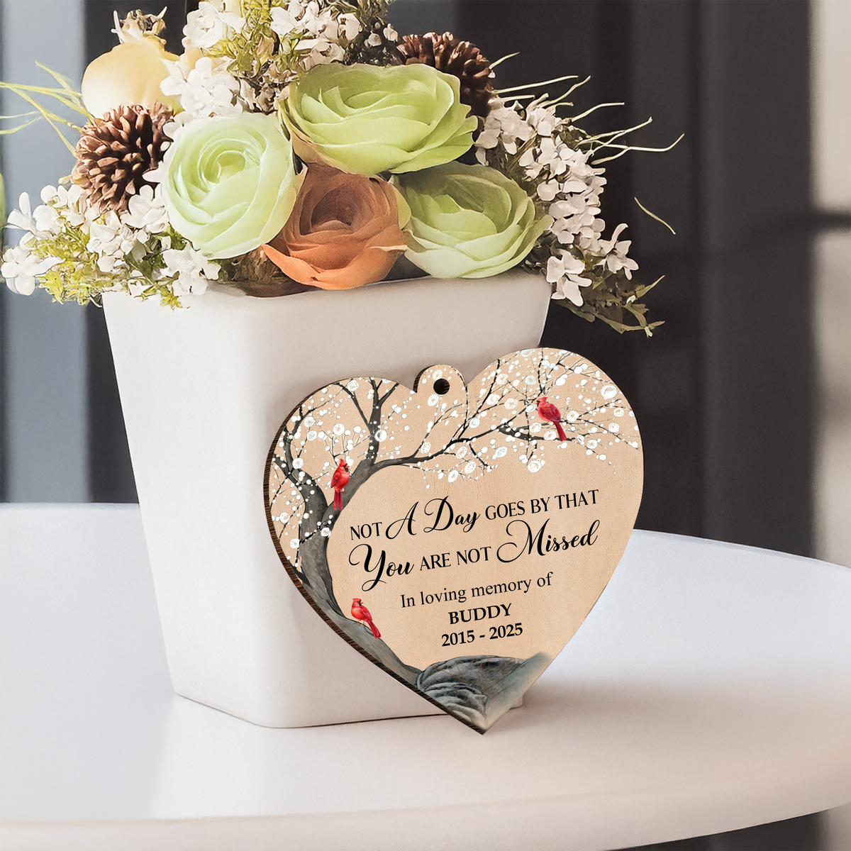 I'm Always With You Dog Memorial Rotating Wooden Picture Frame TH10 894199