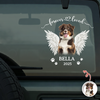 Custom Dog Photo Forever Loved Memorial Car Window Decal Sticker CH07 910476