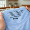 Mom, Thank You For Being My Best Friend Neck Print Tee Personalized Mother’s Day Quote Shirt CH07 910942