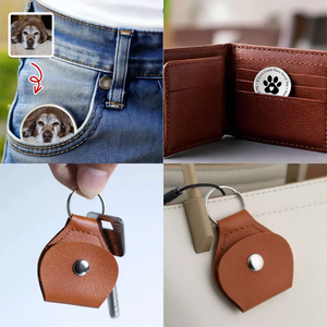 Custom Photo Pet You Left Paw Prints On My Heart Memorial Pocket Hug HA75 897984