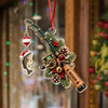 Personalized Fishing Rod Christmas Acrylic Ornament, Fisher Xmas Keepsake Gift HA75 919540
