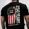 Custom Name 1776–2026 250 Years Quarter Millennial American Front & Back Dark Shirt TH10 169293