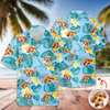 Custom Pet Face Photo Tropical Hawaii Shirt For Pet Lovers TH10 169491