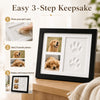 Personalized DIY Pet Paw Print Photo Frame, Clay Keepsake Kit, Cat Dog Memorial Gift HO82 903740