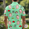 Best Dad By Par Polo Shirt Personalized Funny Face Photo Polo Shirt CH07 911126