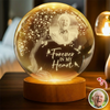 Custom Photo When You Miss Me Engraved Crystal Ball LED Night Light - Christmas Sympathy Gift for Family HO82 901470
