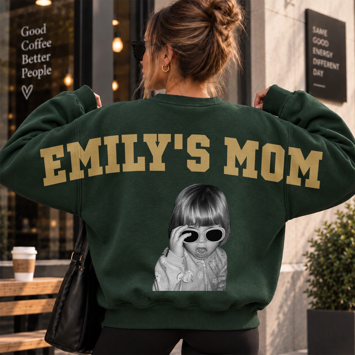 Custom Photo & Name Dad Mom Shoulder to Shoulder Shirt CH07 180934
