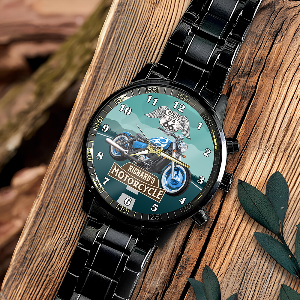 Custom Photo Motorcycle - Personalized Biker Hand Watch Motorcycle Lovers Gift CH07 895768