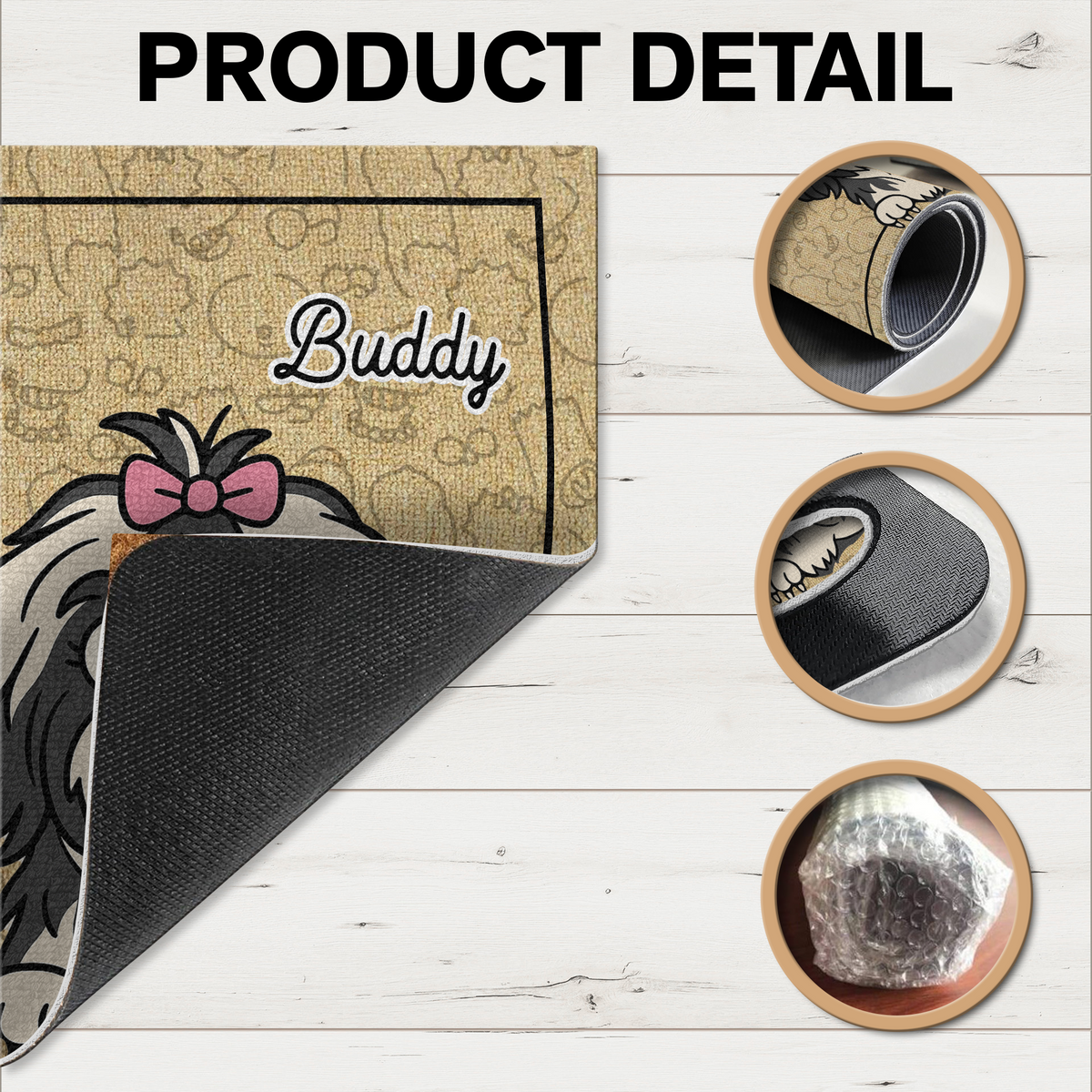 We Rule The House - Personalized Doormat For Dog Lovers, Home Decor Gift CH07 895666