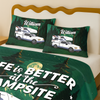 Life Is Better At The Campsite Personalized Quilt Bedding Set LM32 897291