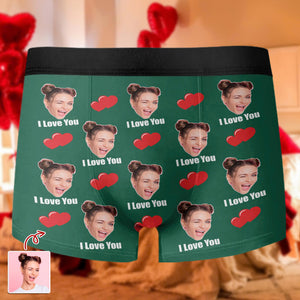 Custom Photo I Love You Men's Boxer Brief Funny Valentine Gift CH07 899300