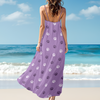 Custom Dog Photo - Dog's Mom Women's V-Neck Cami Maxi Dress HA75 892244