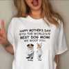 Custom Photo Happy Father's Day, Best Dog Mom, I Woof You Shirt For Dog Lovers HA75 892206