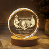 Personalized Deep In Your Hearts Engraved Crystal Photo With Light Memorial Gift LM32 897891