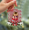 Custom Photo Merry Christmas Acrylic Ornament Unique Holiday Gift for Kids and Family LM32 670295