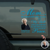 Custom Photo My Mind Still Talks to You Memorial Car Window Decal Sticker HA75 899010