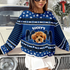 Custom Photo Dog Mom Dog Dad Ugly Sweater Christmas Gift HA75 892900