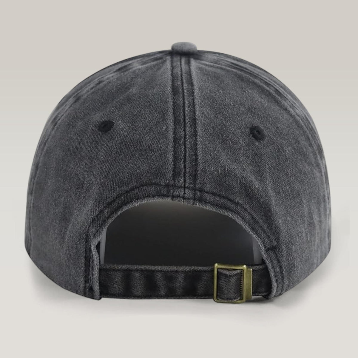 Custom Pet Photo Sleeping On Dad Washed Denim Baseball Cap For Dog And Cat Lovers LM32 895065
