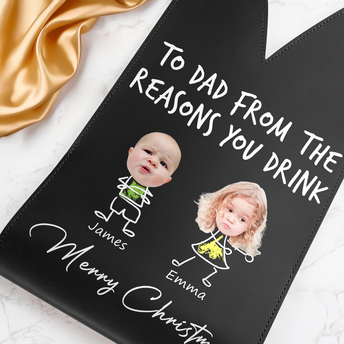 Custom Photo From The Reasons You Drink Leather Wine Bag HA75 892908