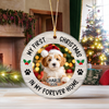 Personalized Pet Photo My First Christmas in My Forever Home Ceramic Ornament HO82 903974