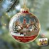 Custom Photo Acrylic Ornament Christmas Gifts For Deer Hunting Lovers HA75 898384