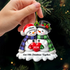 Personalized Names Christmas Couple Snowman Acrylic Ornament, Christmas, Anniversary Gift HA75 919142
