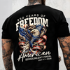America 250 Years Of Freedom Back & Front Dark Shirt TH10 169339