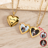 Custom Photo For Mom and Kids Heart Locket Necklace TH10 898771