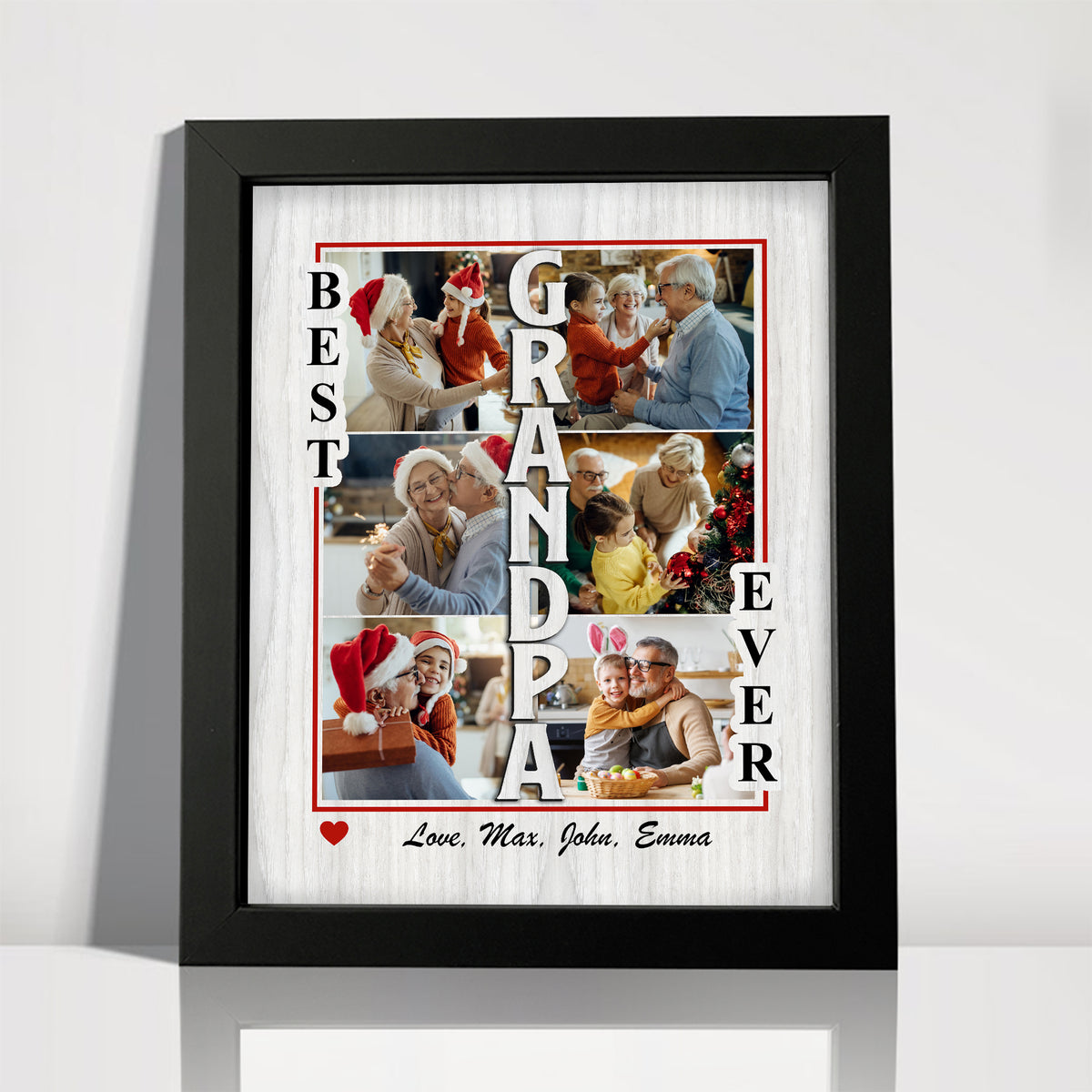 Custom Photo Best Grandpa, Grandma Ever Family Picture Frame TH10 894433