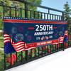 Custom Family Name 250th Anniversary 1776-2026 America Banner CH07 910640