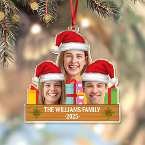 Custom Christmas Family Photo Acrylic Ornament Gift For Family TH10 894859