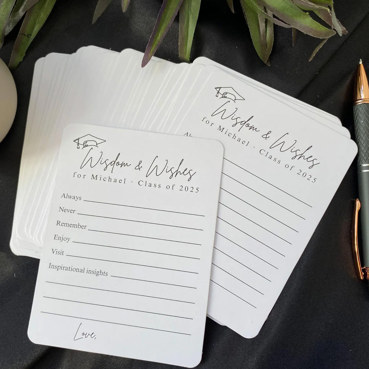 Wisdom & Wishes Printed Graduation Advice Cards HO82 902230