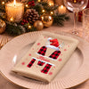 Custom Name Initial Letter Christmas Monogrammed Family Reusable Cotton Napkin HO82 903728