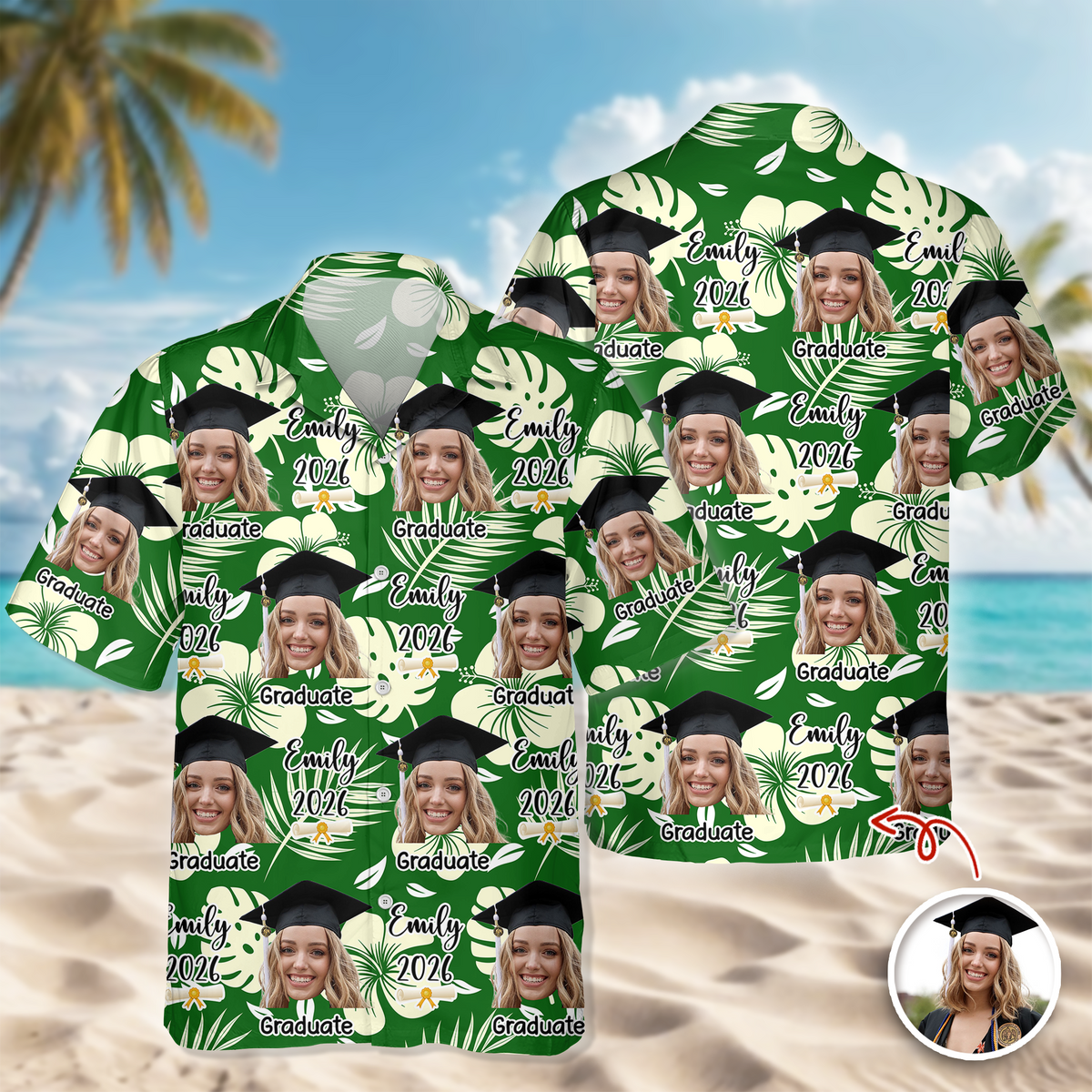 Custom Photo Graduation Celebration Hawaii Shirt TH10 898521