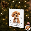 Personalized Pet Memorial Photo  Forever In My Heart Building Blocks Ornament CH07 180428