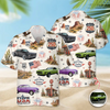 Custom Vintage Car Aloha Shirt, Route 66 Patriotic Hawaiian Shirt TH10 170037