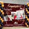 Personalized Congratulations Graduation Backdrop with Photo Class of 2026 Party Decor CH07 910192