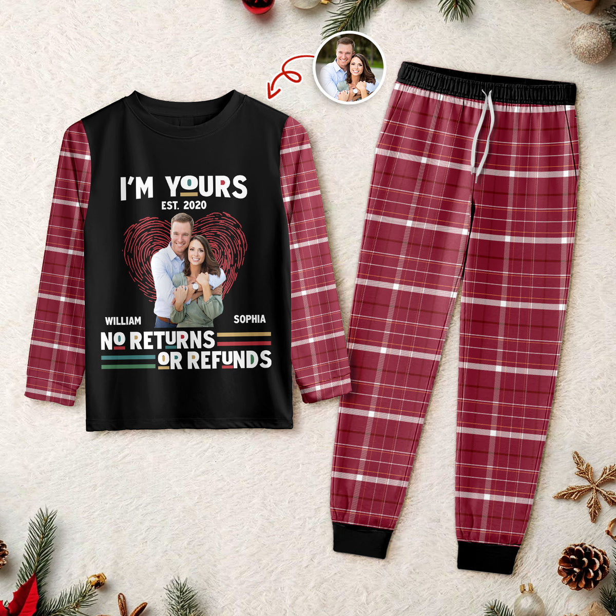 Custom Photo Together Since - Personalized Sleepwear Gift For Couple HO82 900144