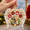 Custom Pet Photo Christmas Memorial Acrylic Ornament Gifts For Dog And Cat Lovers TH10 171605