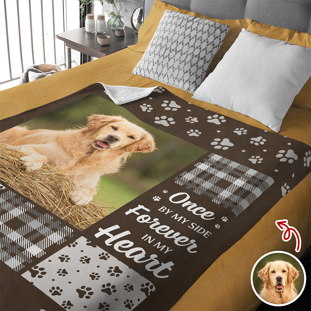 You Were My Favorite Hello And My Hardest Goodbye Custom Dog Memorial Photo Blanket CH07 896460