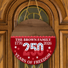 Custom Family Name 1776-2026 250 Years Of Freedom Doorsign HO82 902800