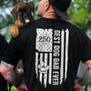 Personalized Best Dog Dad Ever Paw 1776 - 2026 American Flag Backside Dog Shirt HA75 921404