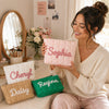 Personalized Name Quilted Nylon Makeup Bag- Gift For Mom, Girlfriend, Women, Bridesmaid Gift LM32 899545