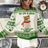 Custom Cute Cat Photo Ruled By Tiny Furry Overlord Ugly Sweater LM32 895585