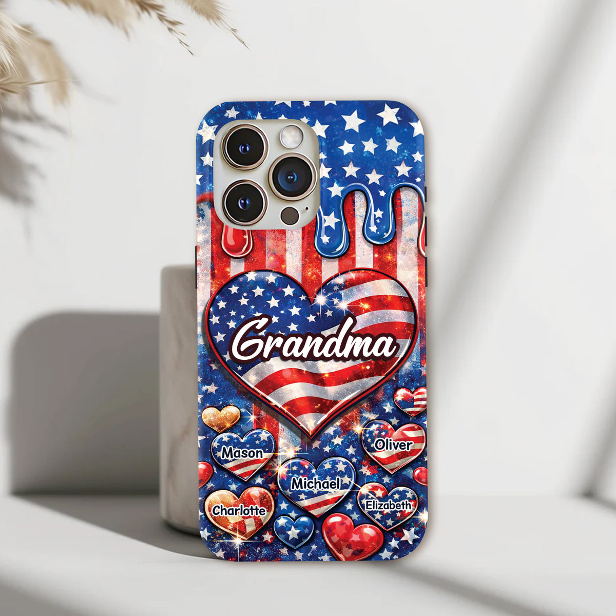 Personalized Name A Grandmother’s Heart Holds Forever Love Phone Case HA75 920804