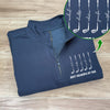 Custom Kid Names Best Dad By Par Printed Quarter Zip Sweater - Gift for Golf Dad HO82 902350