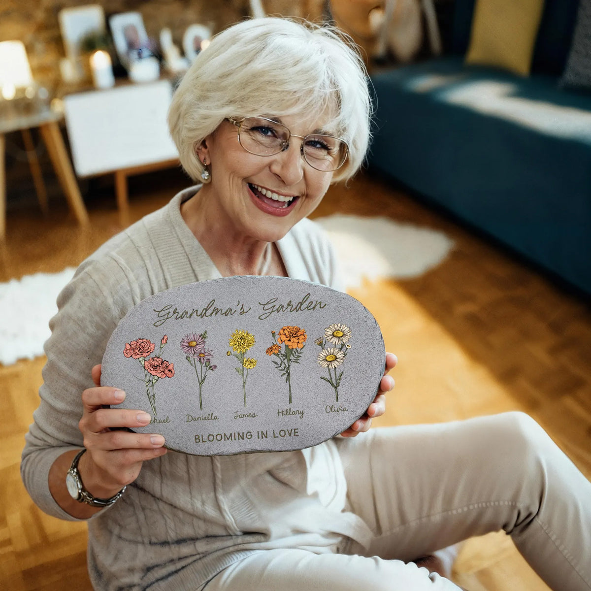 Personalized Garden Stone - Gift For Mom, Mother's Day HO82 902140