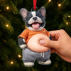 Custom Photo Squishy Acrylic Ornament – Personalized Birthday Gifts For Dog Cat Lovers, Dog Dad And Mom, Cat Owners - Professional Comedian In Fur HO82 903348