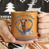 Custom Dog Photo Forever In My Heart Memorial Pottery Mug CH07 180076