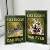 Custom Photo Hunting Dad Buckin Dad Ever Acrylic Block Plaque Gift For Father's Day HO82 893768